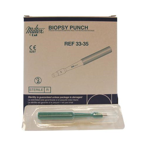 Miltex Integra 33-35 Keye Disposables Biopsy Punches 5mm 50/Pk Miltex Integra 33-35 Keye Disposables Biopsy Punches 5mm 50/Pk